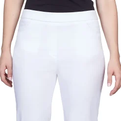 Alfred Dunner Classic Allure Fit Proportioned Pant with Elastic Comfort Waistband, Short