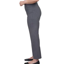 Alfred Dunner Classic Allure Fit Proportioned Pant with Elastic Comfort Waistband, Petite