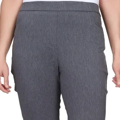Alfred Dunner Classic Allure Fit Proportioned Pant with Elastic Comfort Waistband Short Length, Petite