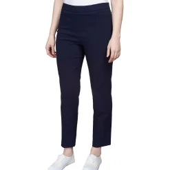 Alfred Dunner Classic Allure Fit Proportioned Pant with Elastic Comfort Waistband, Average Length