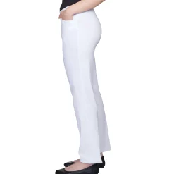 Alfred Dunner Classic Allure Fit Proportioned Pant with Elastic Comfort Waistband, Average Length