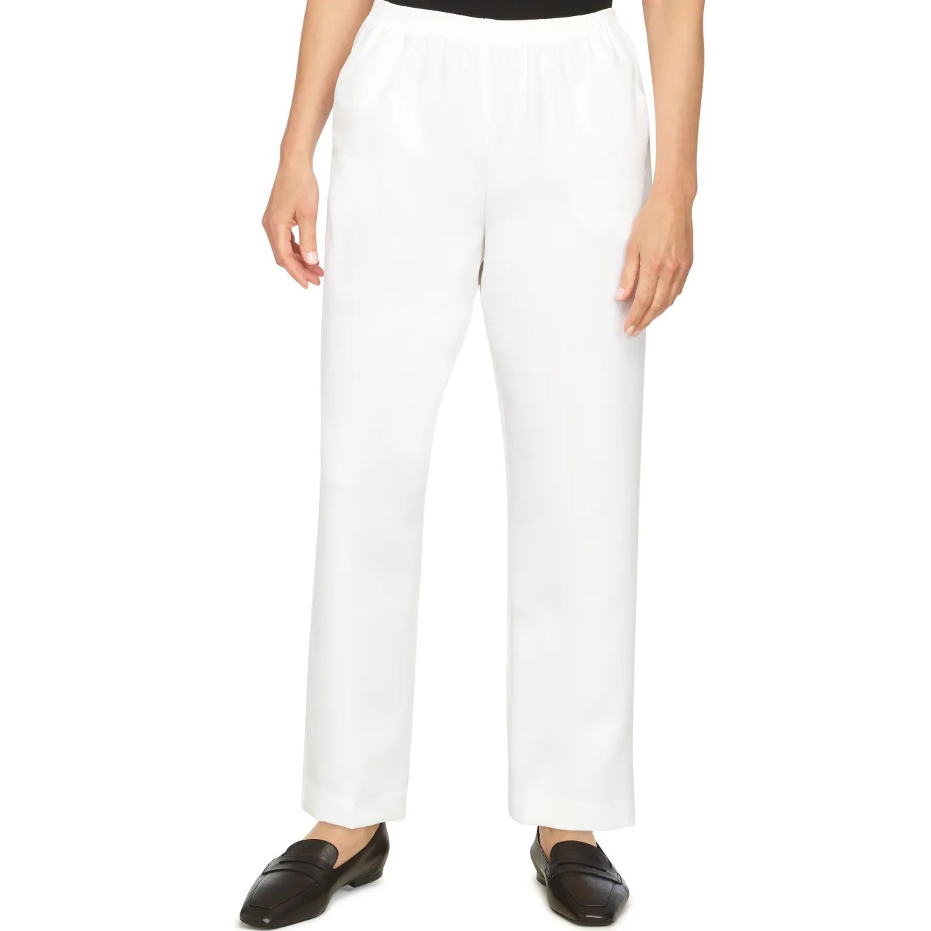 Alfred Dunner Classic Proportioned Pant Average Length, Petite