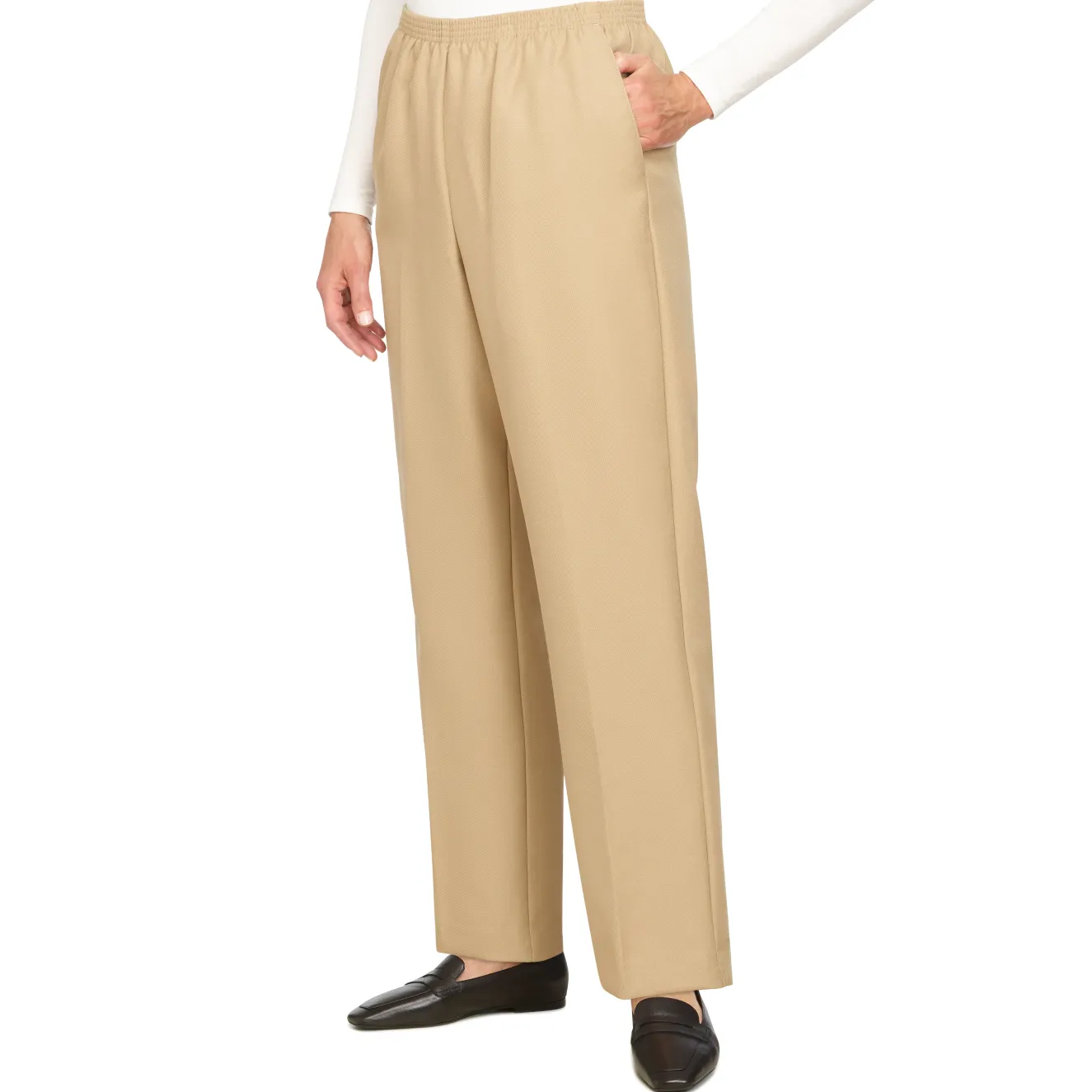 Alfred Dunner Classic Proportioned Pant Average Length, Petite