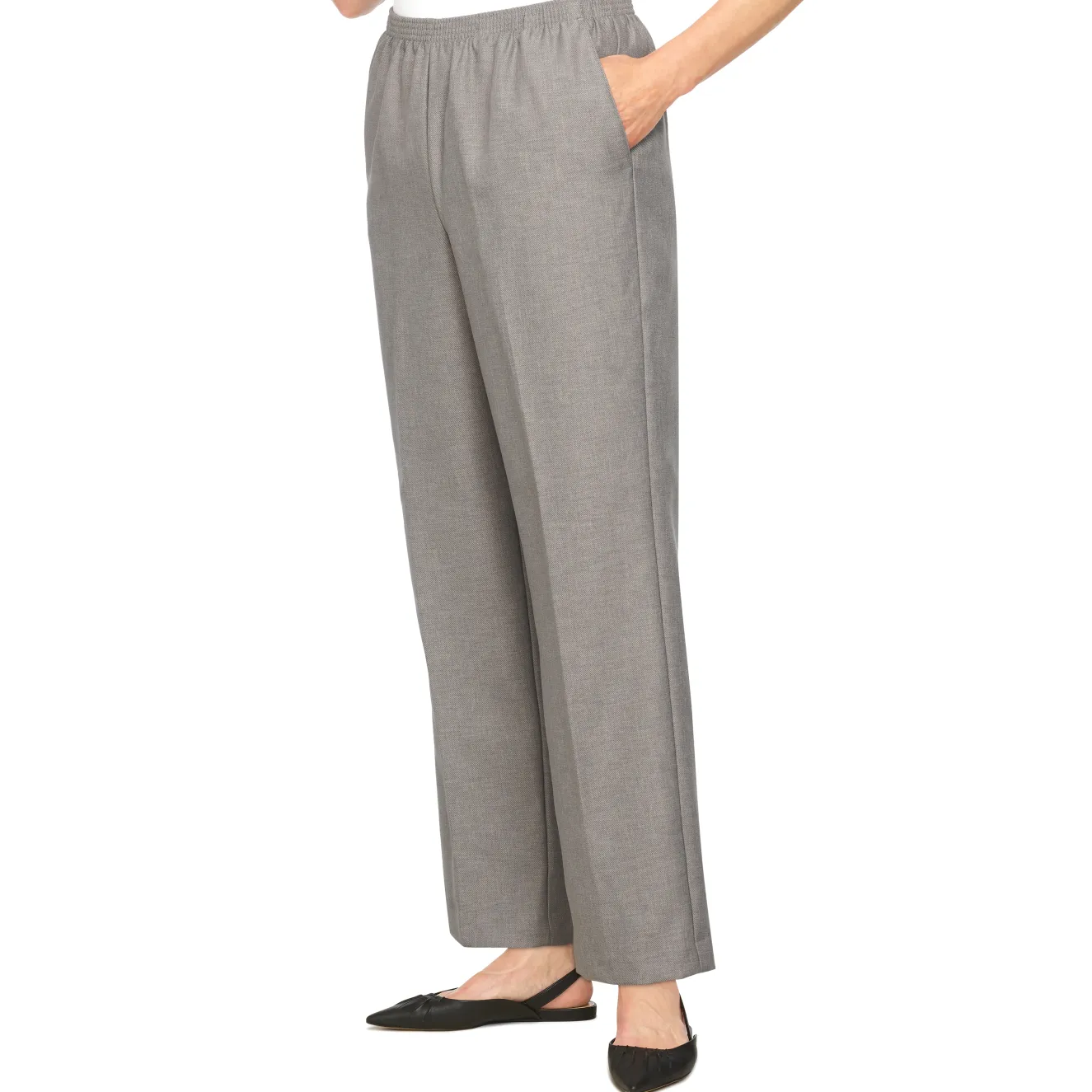 Alfred Dunner Classic Proportioned Pant Average Length, Petite