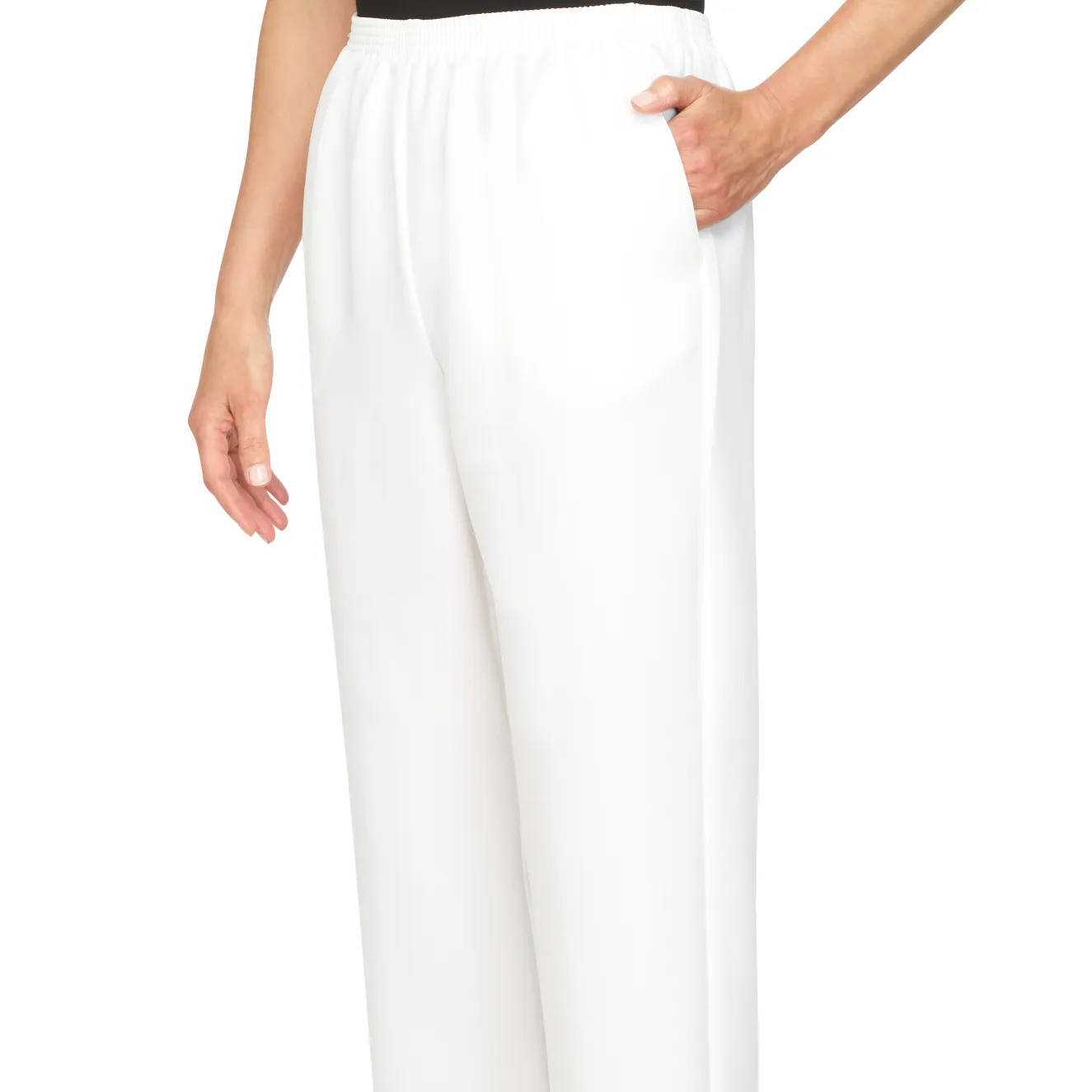 Alfred Dunner Classic Proportioned Pant Average Length, Petite