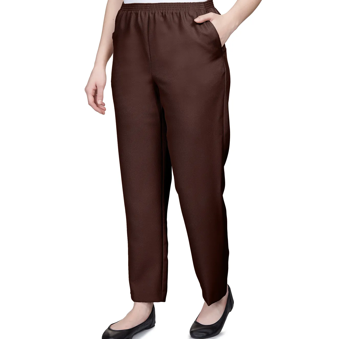 Alfred Dunner Classic Proportioned Pant Average Length, Petite