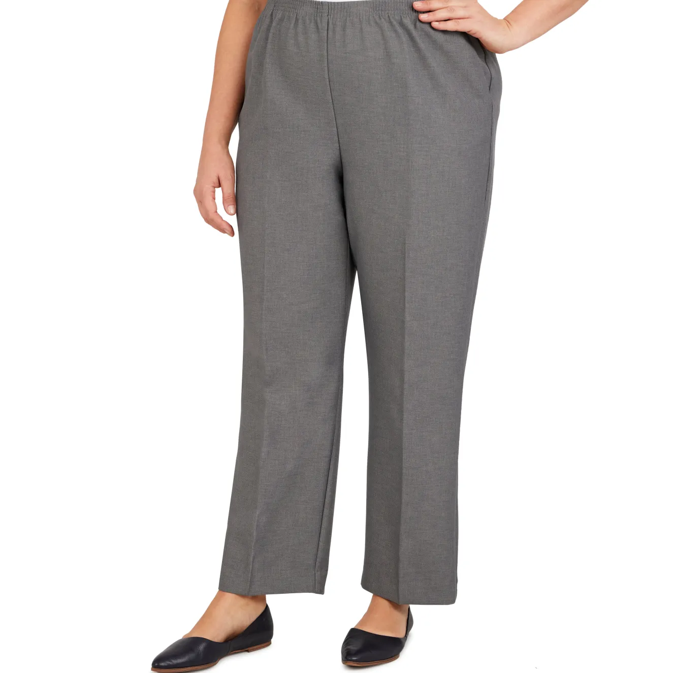 Alfred Dunner Classic Proportioned Pant Short Length, Plus