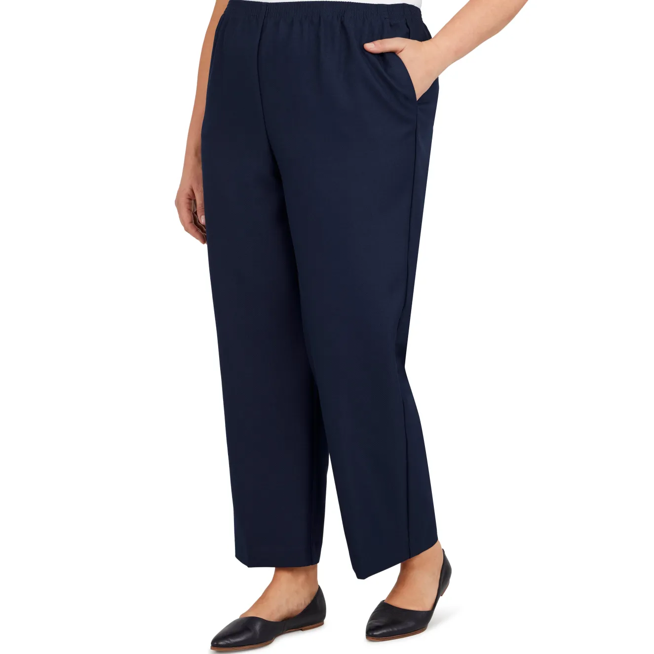 Alfred Dunner Classic Proportioned Pant Short Length, Plus