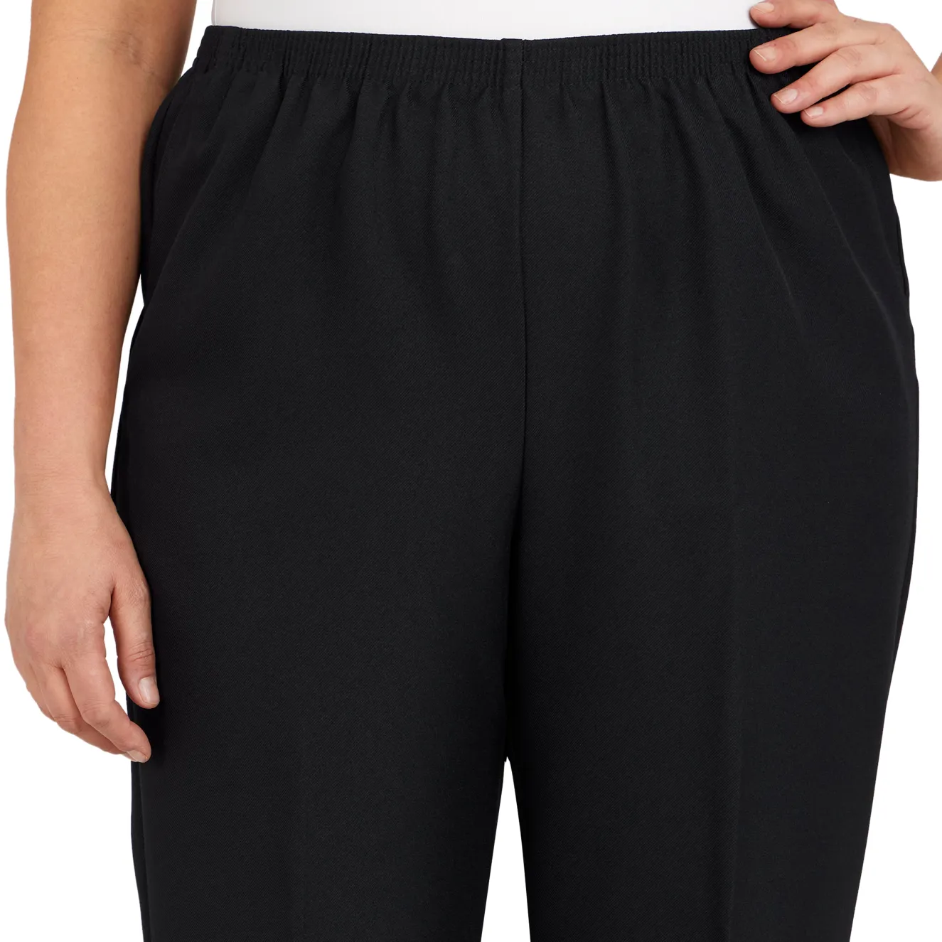 Alfred Dunner Classic Proportioned Pant Short Length, Plus