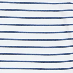 Alfred Dunner Floral Embroidered Stripe Top with Necklace, Plus
