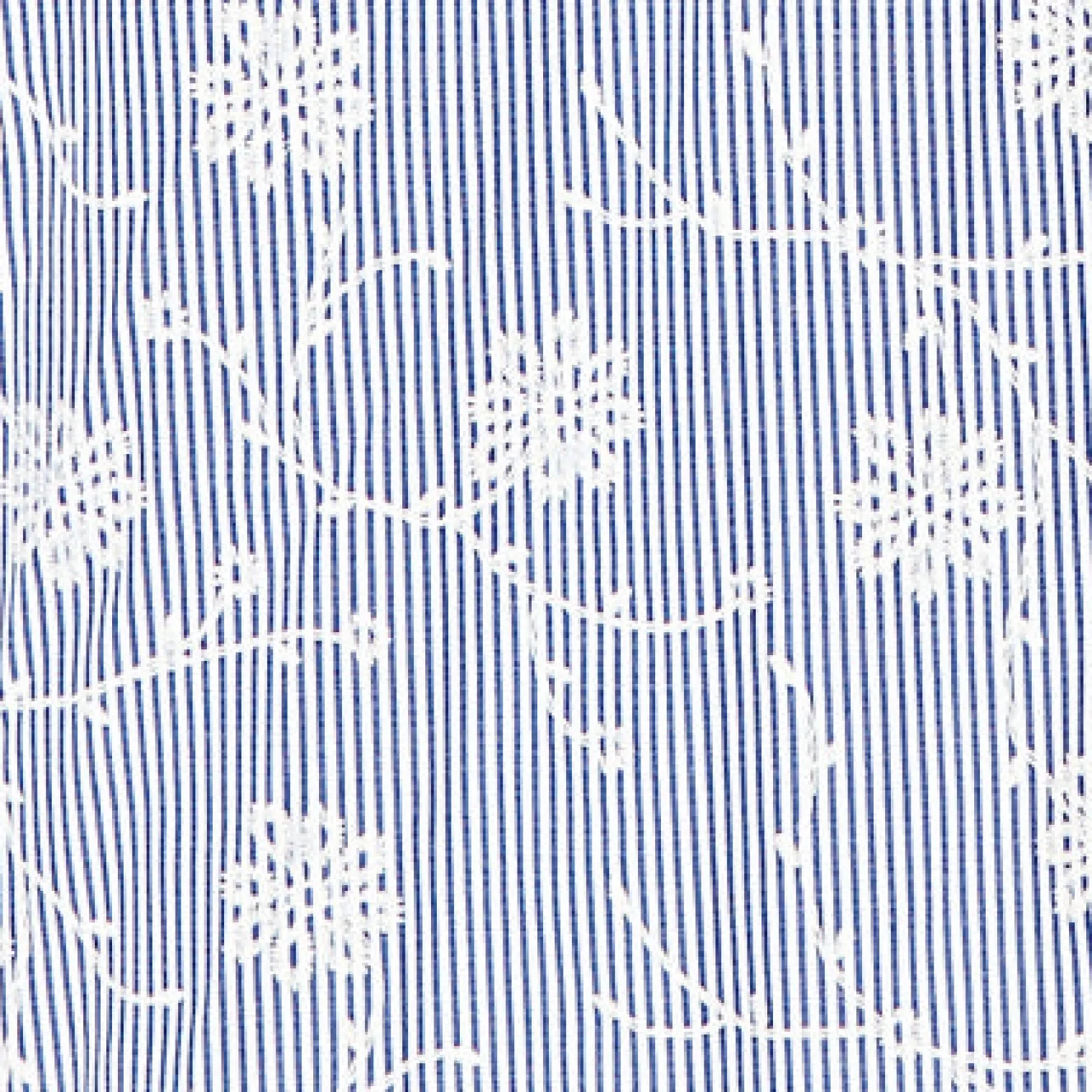 Alfred Dunner Puff Print Pinstripe Embroidered Button Down Top, Plus