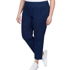 Alfred Dunner Super Stretch Mid-Rise Average Length Pant, Plus
