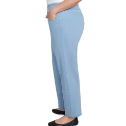 Alfred Dunner Super Stretch Mid-Rise Average Length Pant, Plus