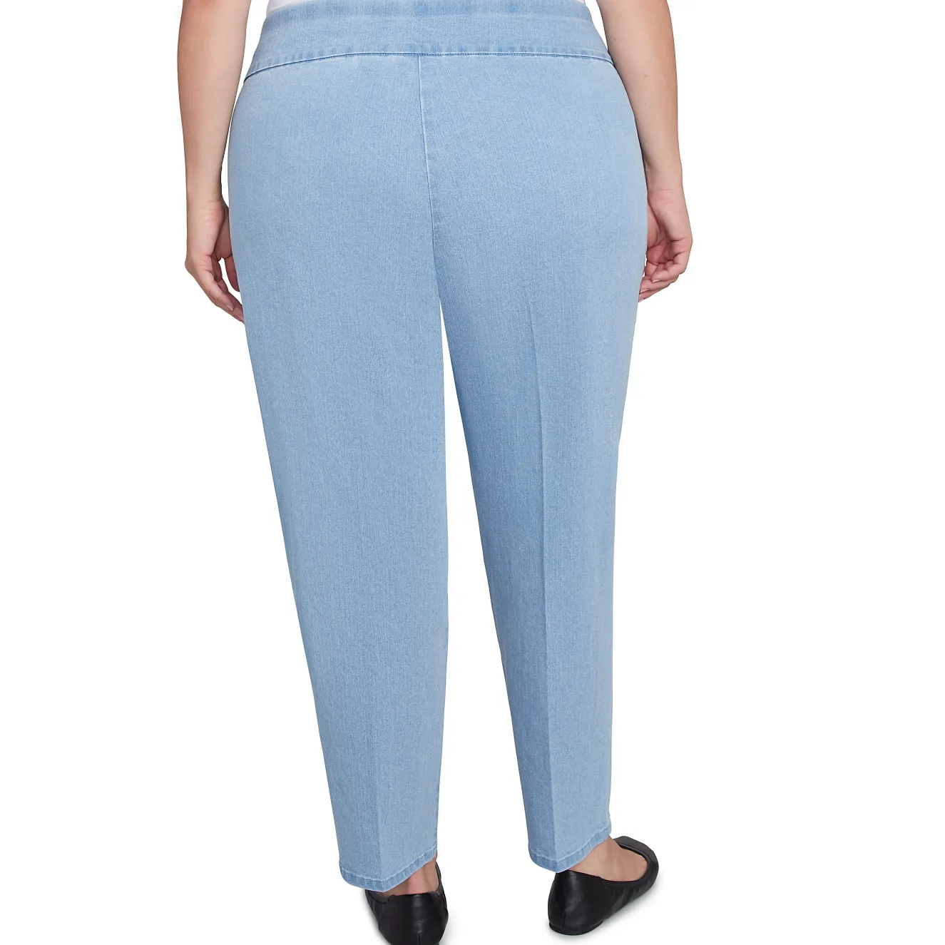 Alfred Dunner Super Stretch Mid-Rise Average Length Pant, Plus