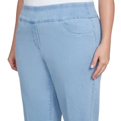 Alfred Dunner Super Stretch Mid-Rise Average Length Pant, Plus