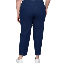 Alfred Dunner Super Stretch Mid-Rise Average Length Pant, Plus