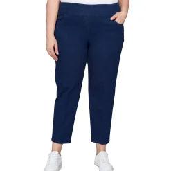 Alfred Dunner Super Stretch Mid-Rise Average Length Pant, Plus