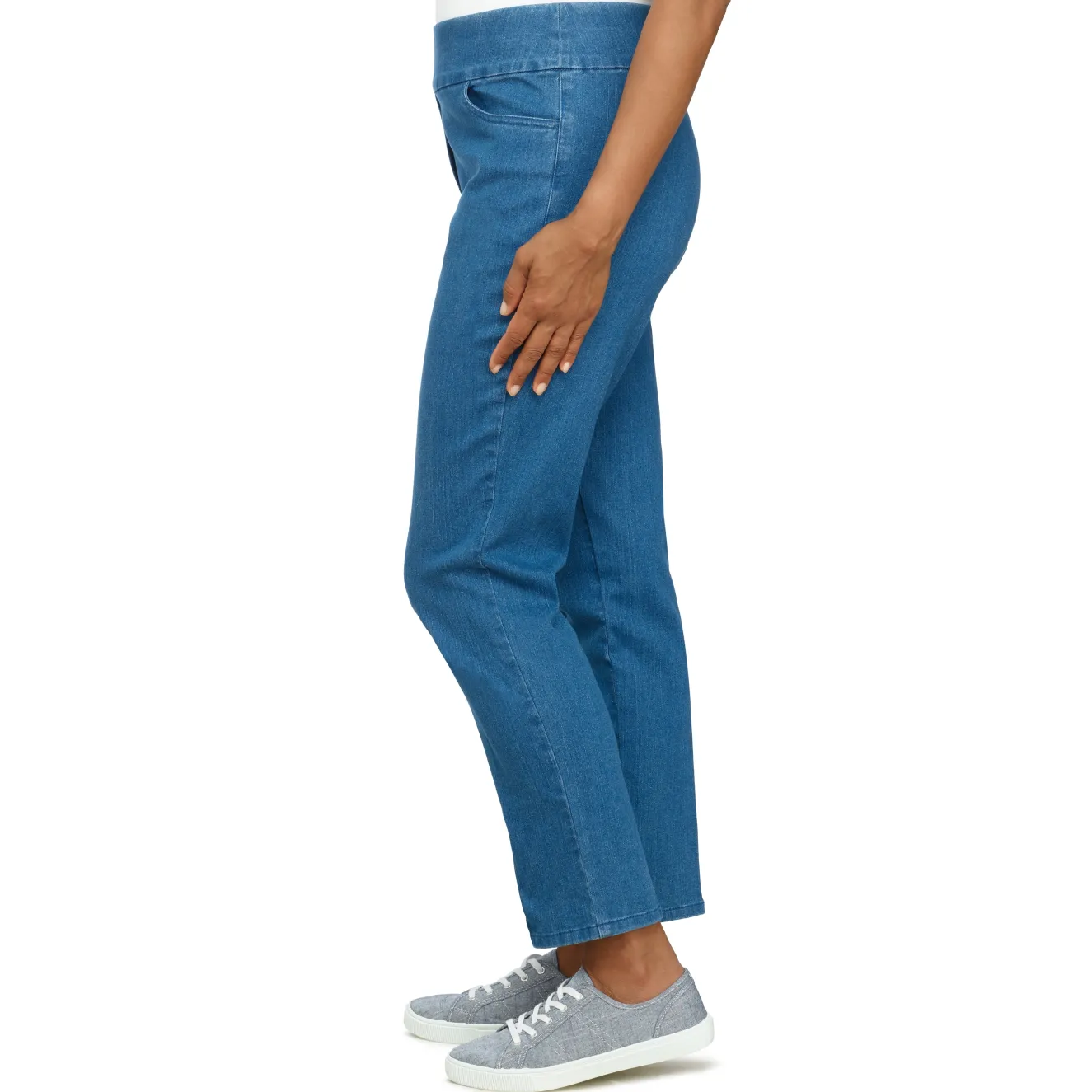 Alfred Dunner Super Stretch Mid-Rise Pant, Petite