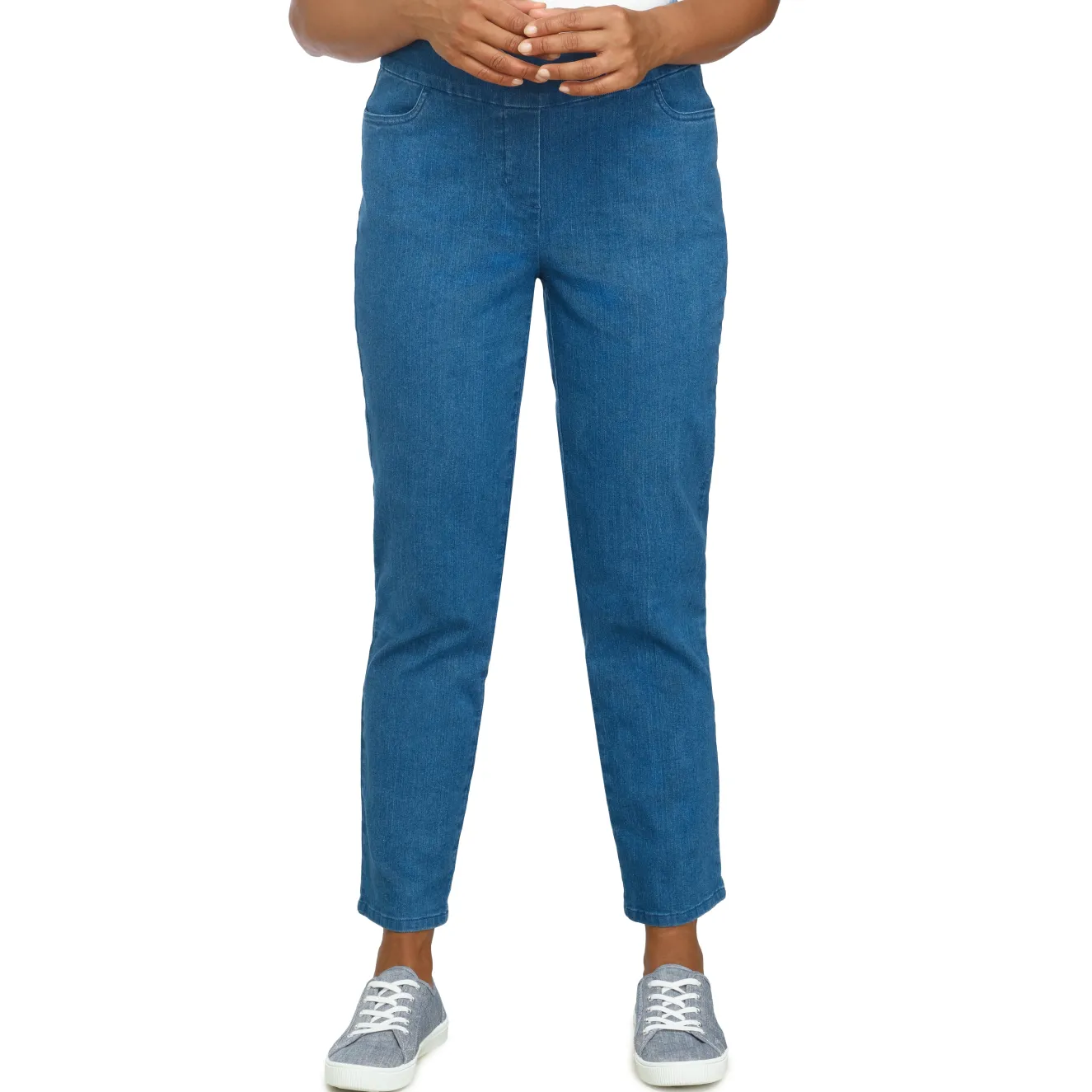 Alfred Dunner Super Stretch Mid-Rise Pant, Petite