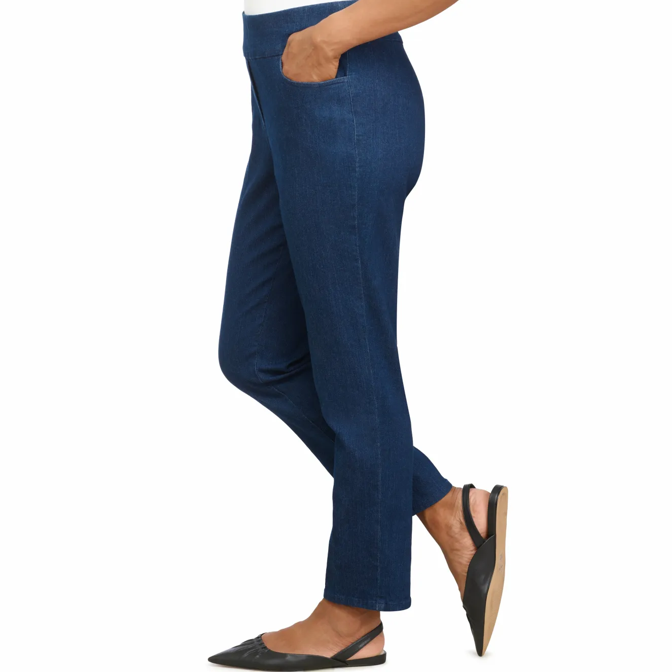 Alfred Dunner Super Stretch Mid-Rise Pant, Petite