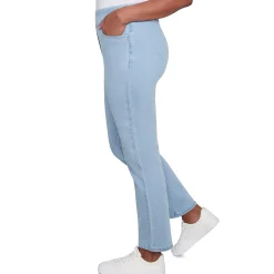 Alfred Dunner Super Stretch Mid-Rise Short Length Pant