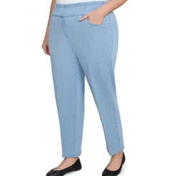 Alfred Dunner Super Stretch Mid-Rise Short Length Pant, Plus