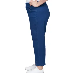 Alfred Dunner Super Stretch Mid-Rise Short Length Pant, Plus