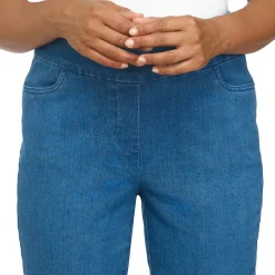 Alfred Dunner Super Stretch Mid-Rise Short Length Pant, Petite