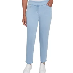 Alfred Dunner Super Stretch Mid-Rise Short Length Pant, Petite
