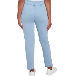 Alfred Dunner Super Stretch Mid-Rise Short Length Pant, Petite