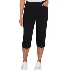 Alfred Dunner Women's Allure Stretch Clamdigger Pant