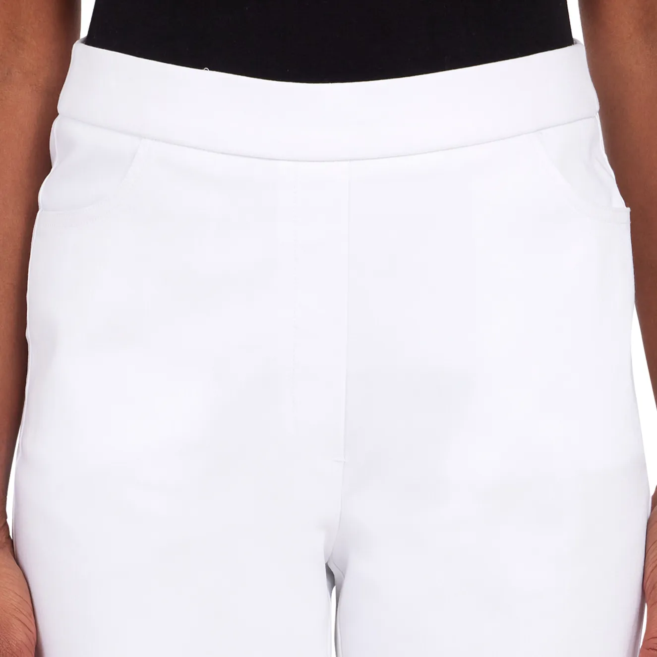 Alfred Dunner Women's Allure Stretch Clamdigger Pant