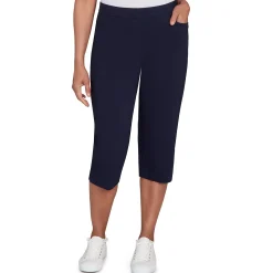 Alfred Dunner Women's Allure Stretch Clamdigger Pant
