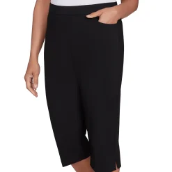 Alfred Dunner Women's Allure Stretch Clamdigger Pant