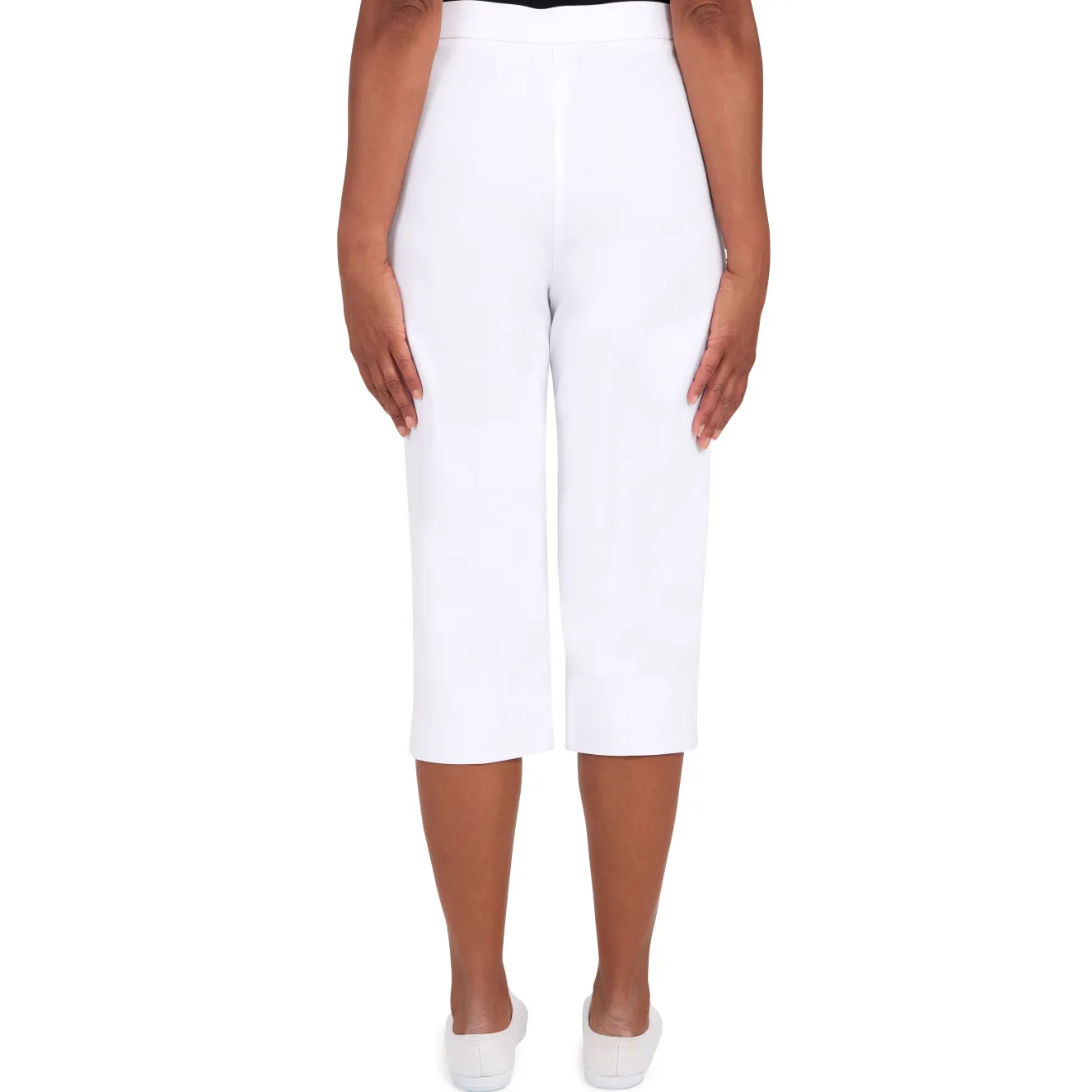 Alfred Dunner Women's Allure Stretch Clamdigger Pant