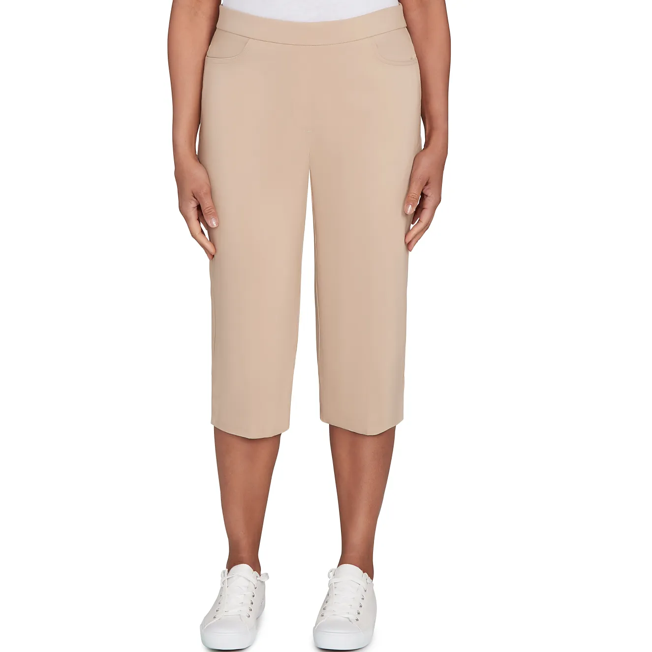 Alfred Dunner Women's Allure Stretch Clamdigger Pant