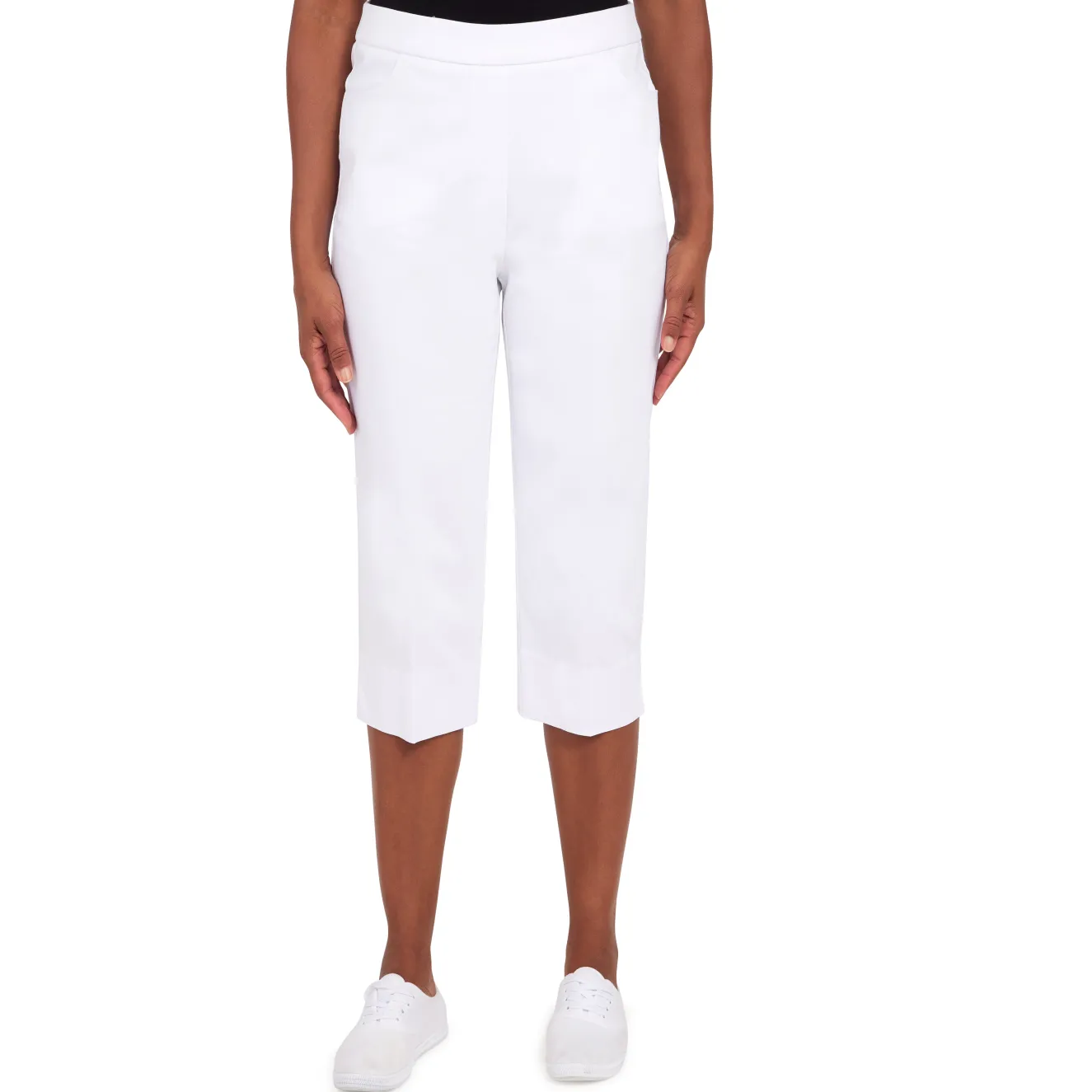 Alfred Dunner Women's Allure Stretch Clamdigger Pant