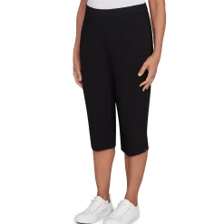 Alfred Dunner Women's Allure Stretch Clamdigger Pant