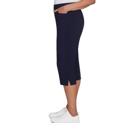 Alfred Dunner Women's Allure Stretch Clamdigger Pant