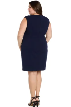 Belted Sheath Dress - Plus