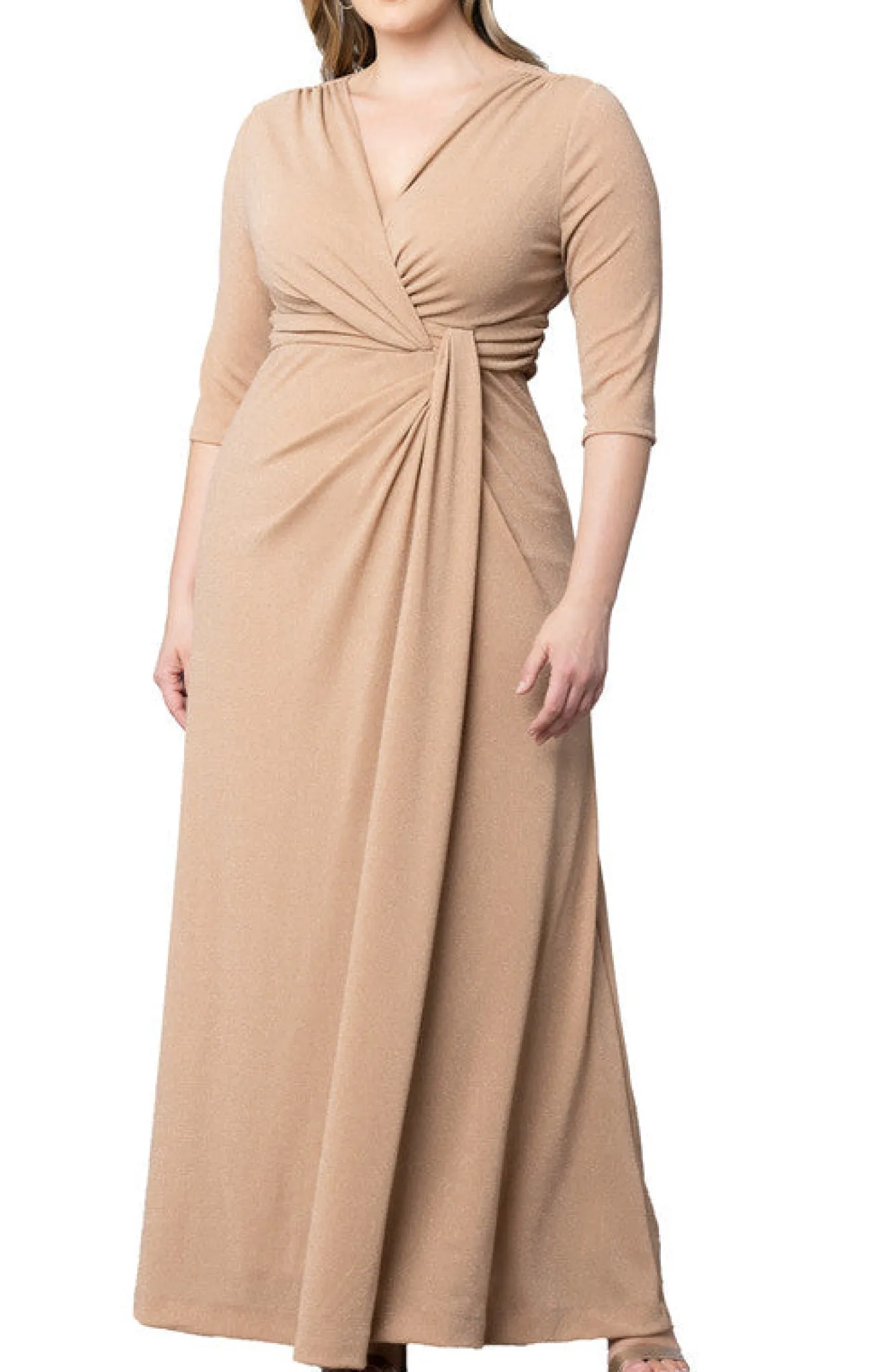Champagne Romanced by Moonlight Gown - Plus