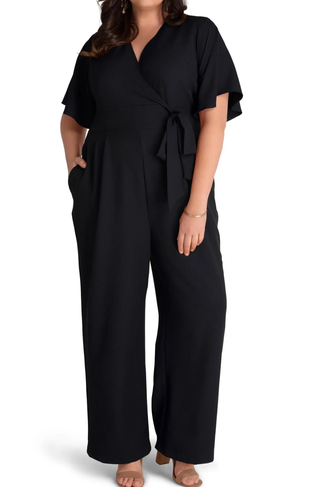 Charisma Crepe Jumpsuit - Plus