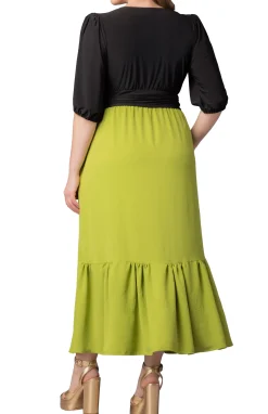 Danica Maxi Dress- Limelight -Plus