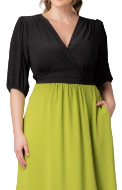 Danica Maxi Dress- Limelight -Plus