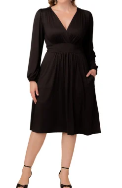 Diana Long Sleeve Midi Dress - Plus