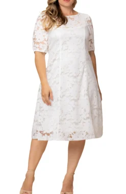 Emma Lace Shift Dress - Plus