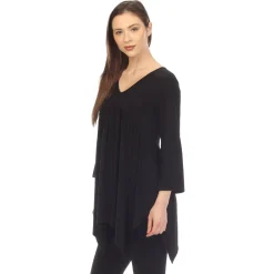 Empire Waist V-Neck Tunic Top