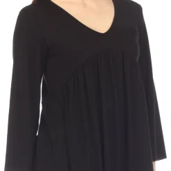 Empire Waist V-Neck Tunic Top
