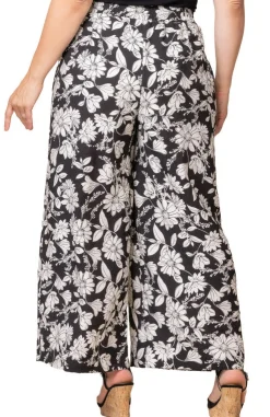 Eva Wide Leg Palazzo Pants - Plus