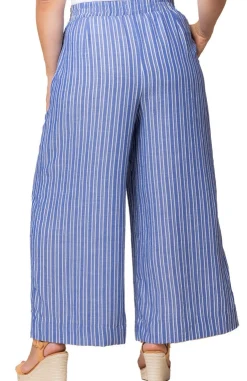 Eva Wide Leg Palazzo Pants - Plus